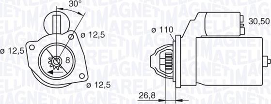 Magneti Marelli 063216851010 - Starteris ps1.lv