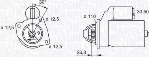 Magneti Marelli 063216741010 - Starteris ps1.lv