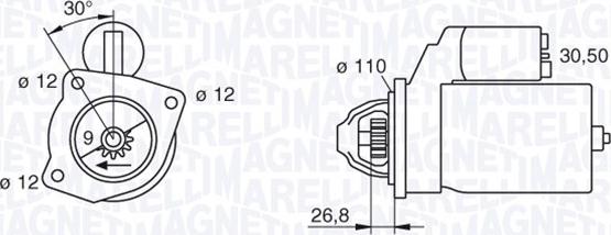 Magneti Marelli 063217154010 - Starteris ps1.lv