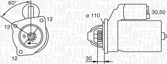 Magneti Marelli 063217126010 - Starteris ps1.lv