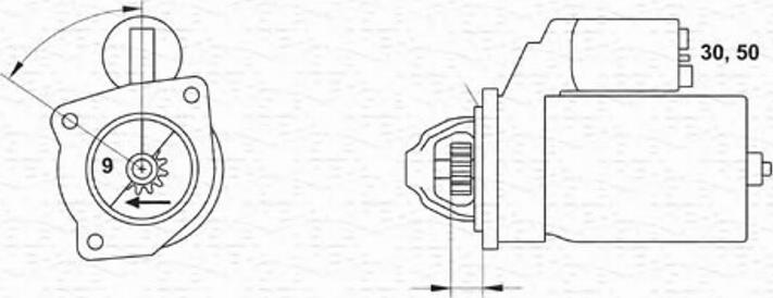 Magneti Marelli 063217121010 - Starteris ps1.lv