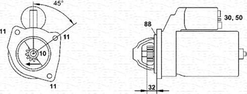 Magneti Marelli 063280040010 - Starteris ps1.lv