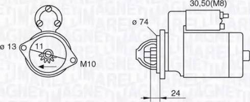 Magneti Marelli 063280059010 - Starteris ps1.lv