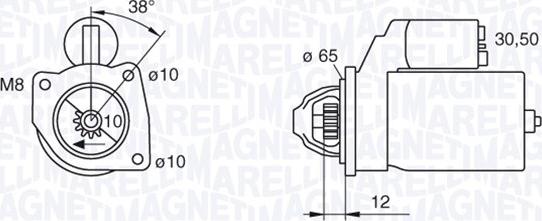 Magneti Marelli 063280060010 - Starteris ps1.lv