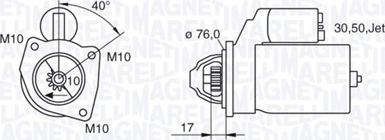 Magneti Marelli 063280005010 - Starteris ps1.lv