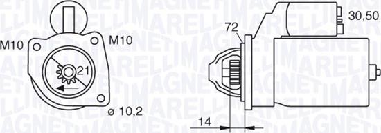 Magneti Marelli 063280006010 - Starteris ps1.lv