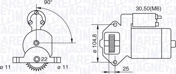 Magneti Marelli 063280032010 - Starteris ps1.lv