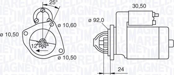 Magneti Marelli 063280020010 - Starteris ps1.lv