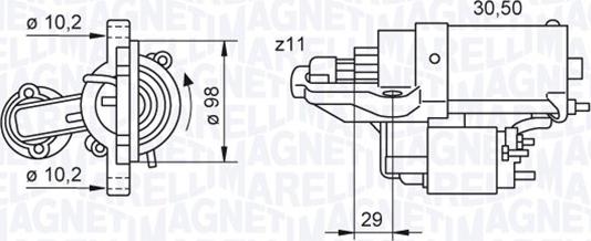 Magneti Marelli 063280028010 - Starteris ps1.lv