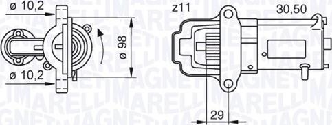 Magneti Marelli 063280027010 - Starteris ps1.lv