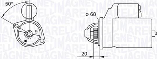 Magneti Marelli 063226801010 - Starteris ps1.lv