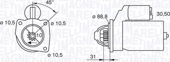 Magneti Marelli 063227486010 - Starteris ps1.lv