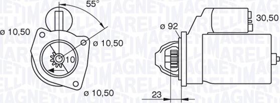 Magneti Marelli 063227569010 - Starteris ps1.lv