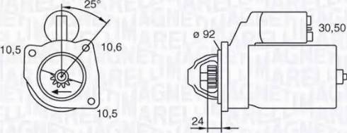 Magneti Marelli 063227501010 - Starteris ps1.lv