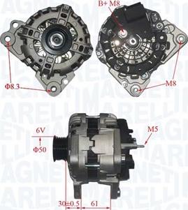 Magneti Marelli 063735695010 - Ģenerators ps1.lv