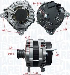 Magneti Marelli 063736195010 - Ģenerators ps1.lv