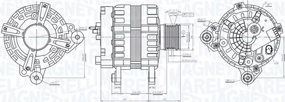 Magneti Marelli 063736193010 - Ģenerators ps1.lv