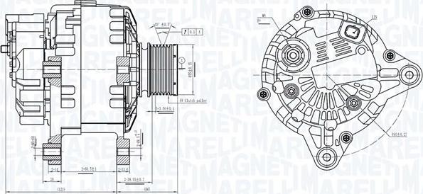 Magneti Marelli 063736363010 - Ģenerators ps1.lv