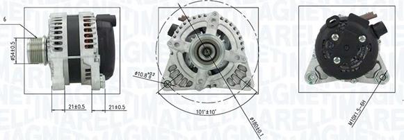 Magneti Marelli 063736372010 - Ģenerators ps1.lv