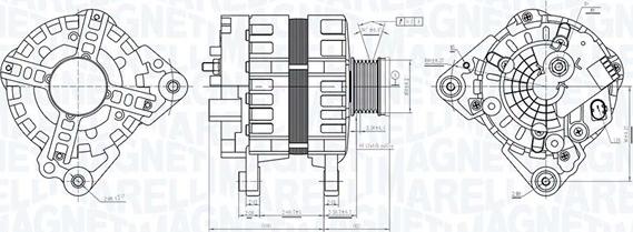 Magneti Marelli 063736232010 - Ģenerators ps1.lv