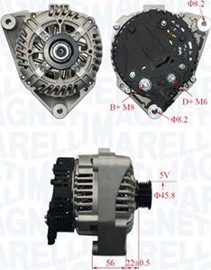 Magneti Marelli 063730845010 - Ģenerators ps1.lv