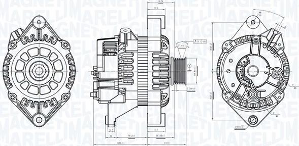 Magneti Marelli 063730861010 - Ģenerators ps1.lv