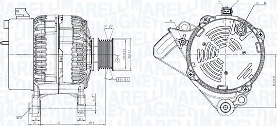 Magneti Marelli 063730733010 - Ģenerators ps1.lv