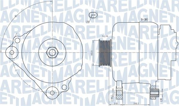 Magneti Marelli 063731992010 - Ģenerators ps1.lv