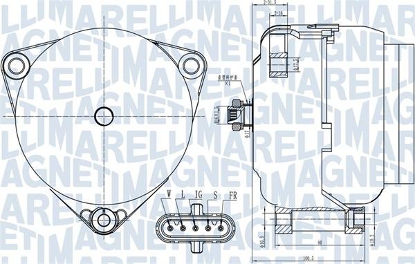 Magneti Marelli 063731997010 - Ģenerators ps1.lv