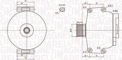 Magneti Marelli 063731908010 - Ģenerators ps1.lv