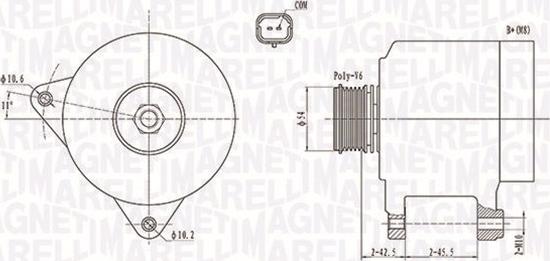 Magneti Marelli 063731914010 - Ģenerators ps1.lv