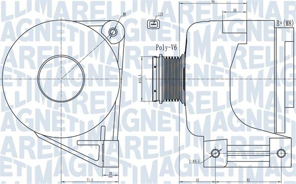 Magneti Marelli 063731988010 - Ģenerators ps1.lv