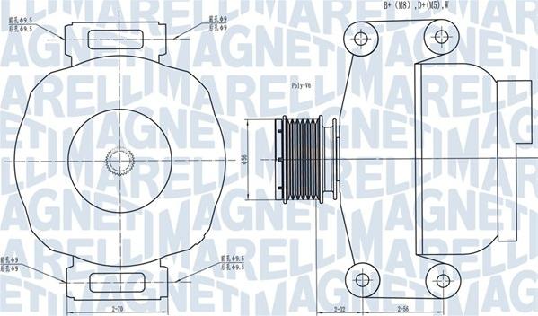 Magneti Marelli 063731489010 - Ģenerators ps1.lv