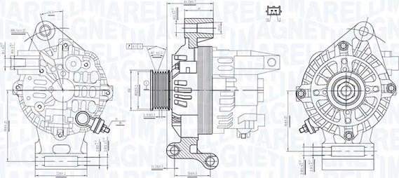 Magneti Marelli 063731474010 - Ģenerators ps1.lv