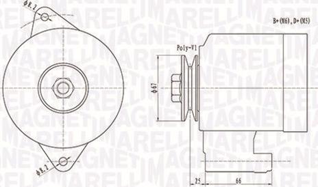 Magneti Marelli 063731472010 - Ģenerators ps1.lv