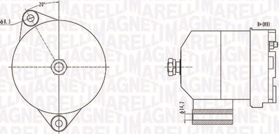 Magneti Marelli 063731586010 - Ģenerators ps1.lv