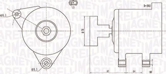 Magneti Marelli 063731649010 - Ģenerators ps1.lv