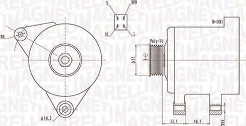 Magneti Marelli 063731605010 - Ģenerators ps1.lv