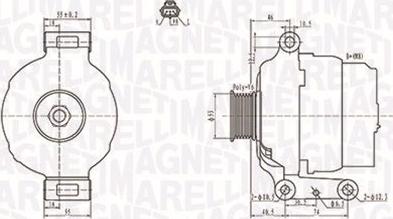 Magneti Marelli 063731636010 - Ģenerators ps1.lv