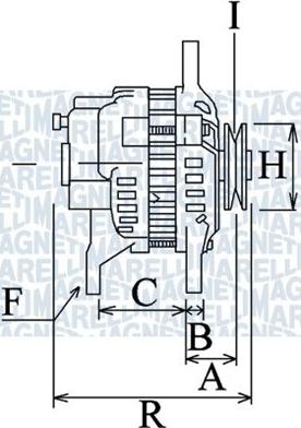 Magneti Marelli 063731671010 - Ģenerators ps1.lv