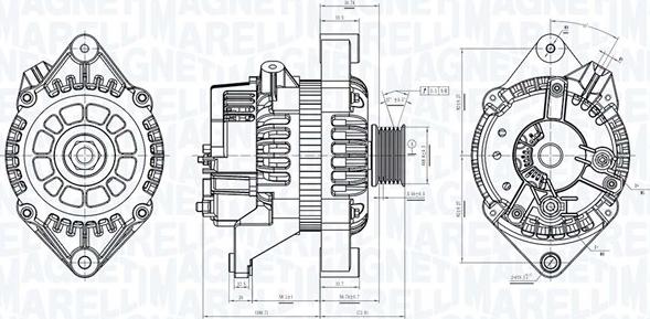 Magneti Marelli 063731053010 - Ģenerators ps1.lv