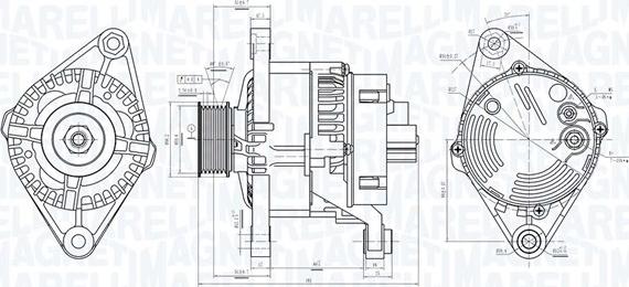 Magneti Marelli 063731084010 - Ģenerators ps1.lv