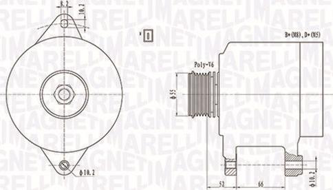 Magneti Marelli 063731157010 - Ģenerators ps1.lv