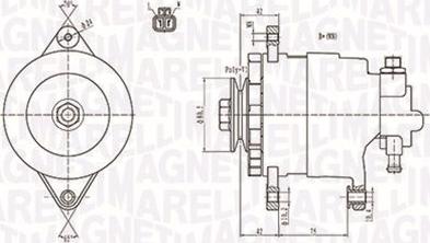 Magneti Marelli 063731172010 - Ģenerators ps1.lv