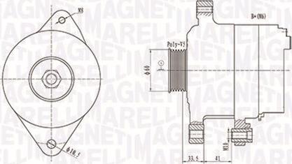 Magneti Marelli 063731891010 - Ģenerators ps1.lv