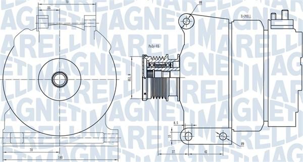 Magneti Marelli 063731390010 - Ģenerators ps1.lv