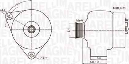 Magneti Marelli 063731301010 - Ģenerators ps1.lv