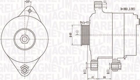 Magneti Marelli 063731258010 - Ģenerators ps1.lv