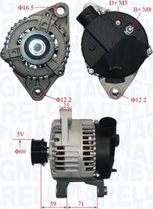 Magneti Marelli 063731221010 - Ģenerators ps1.lv