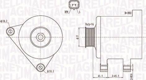 Magneti Marelli 063731741010 - Ģenerators ps1.lv